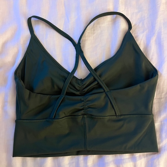 Gymshark Elevate Long Line Sports Bra - Green - Medium - Picture 2 of 2